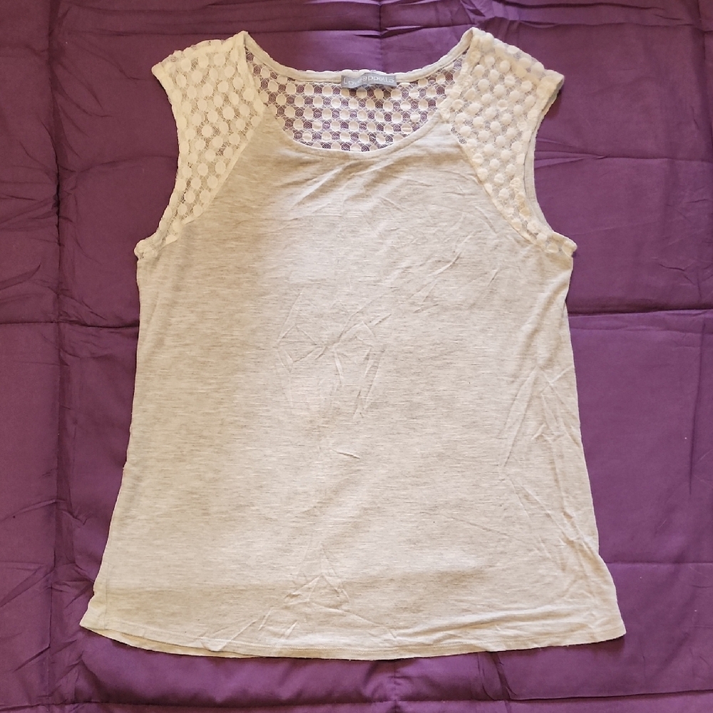 Elegant Cream Lace Sleeve Women's Top